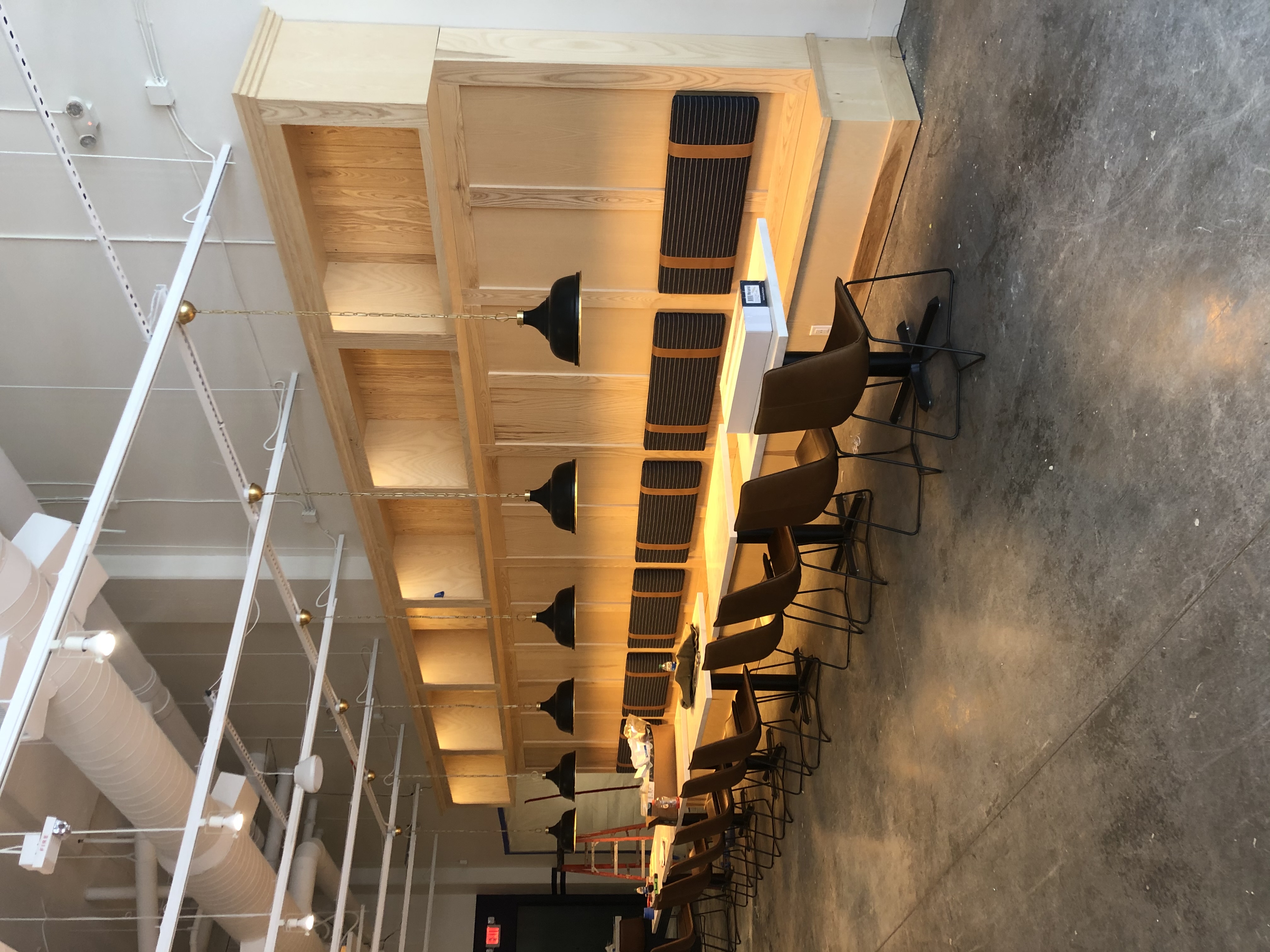 Custom cabinets commissioned by ASW Distillery